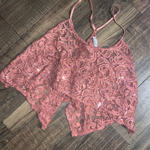 Free people best idea sequin rise cami small $68 Nwot - Picture 2 of 4